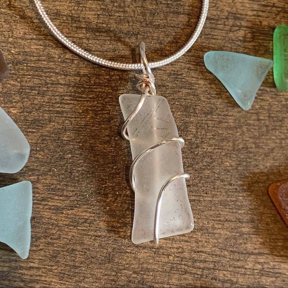 Hand Crafted Sea Glass Necklace